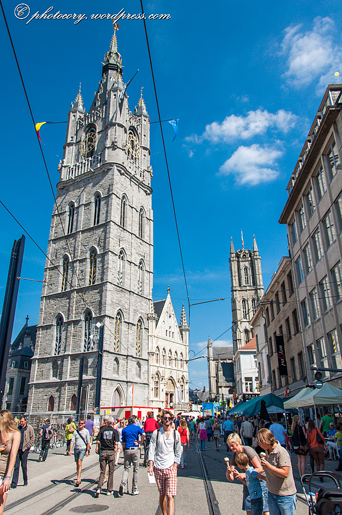 summer in Ghent can be a little crowded