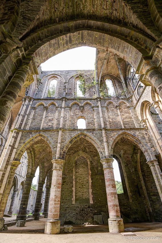 ruins at villers la ville belgium