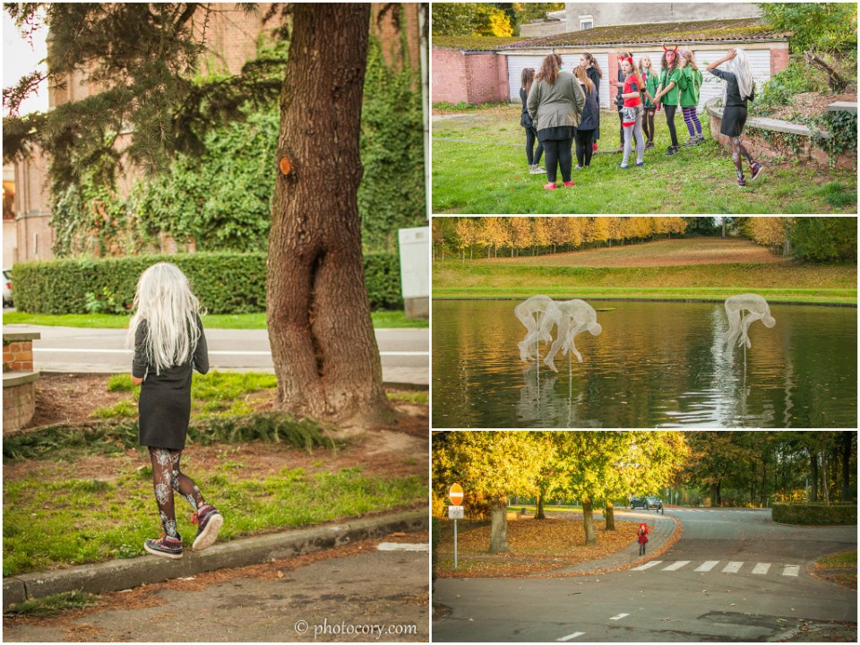 Halloween is taken seriously in Belgium. Children dress scary and go out on the streets