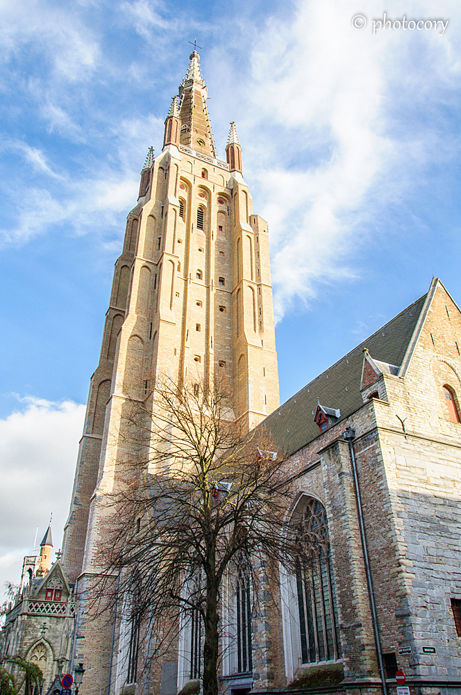 the tower of the Church of Our Lady