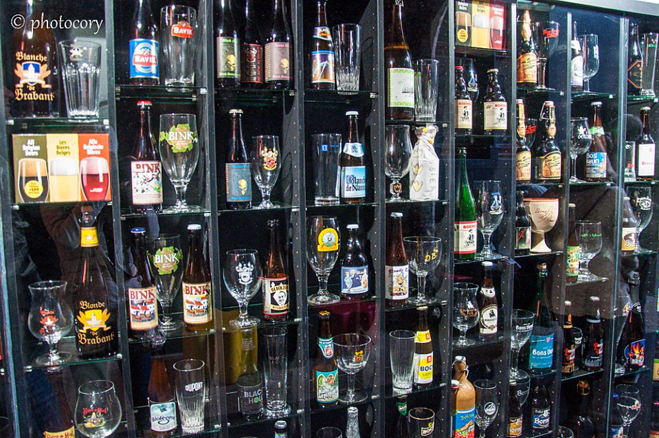 Each beer has it's own special glass to be served in. Interesting!