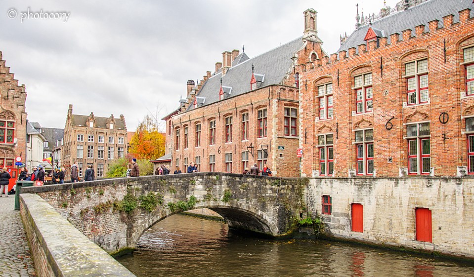 Quiet and beautiful canals during autumn.