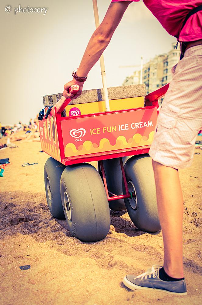 Fun icecream in Ostend