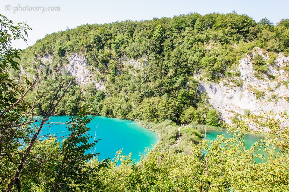 View from up over some of the lakes