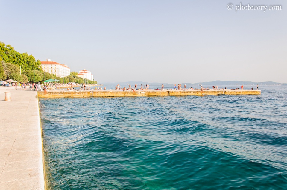 The Adriatic sea in Zadar
