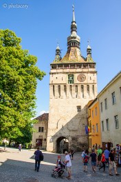 The beautiful Clock Tower in Sighisoara