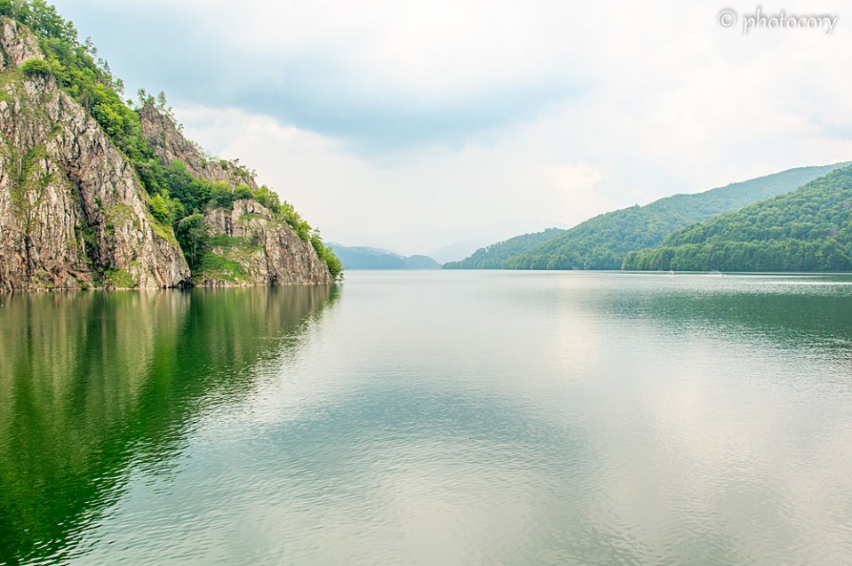The beautiful vidraru Lake