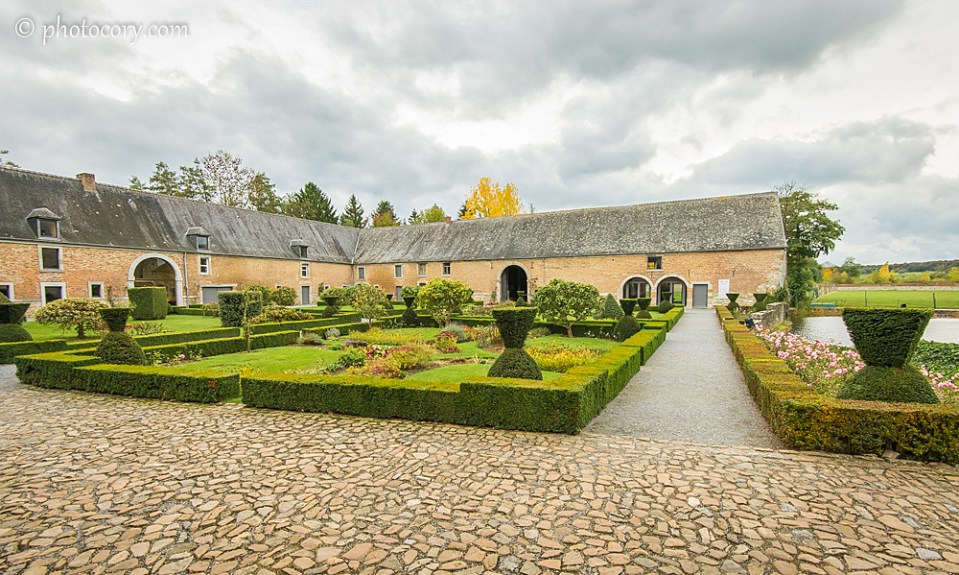 the inner garden of the Castle