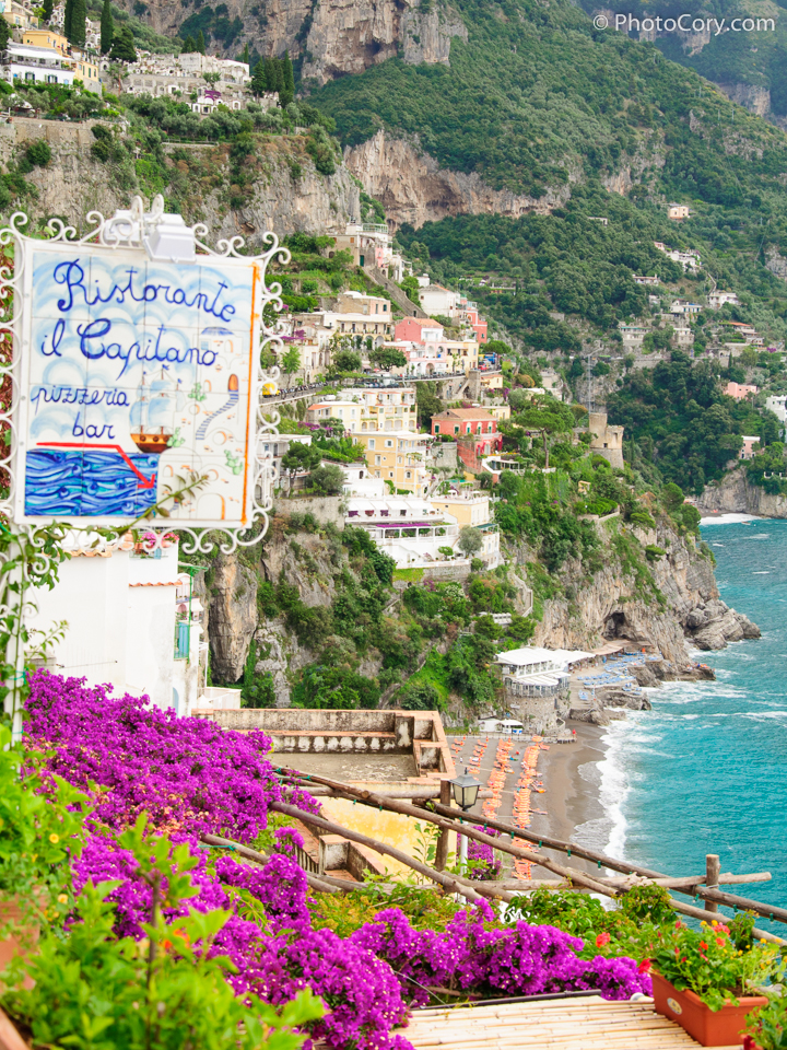 view positano colors