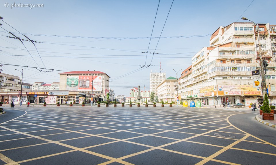 Big intersection in Targoviste Center