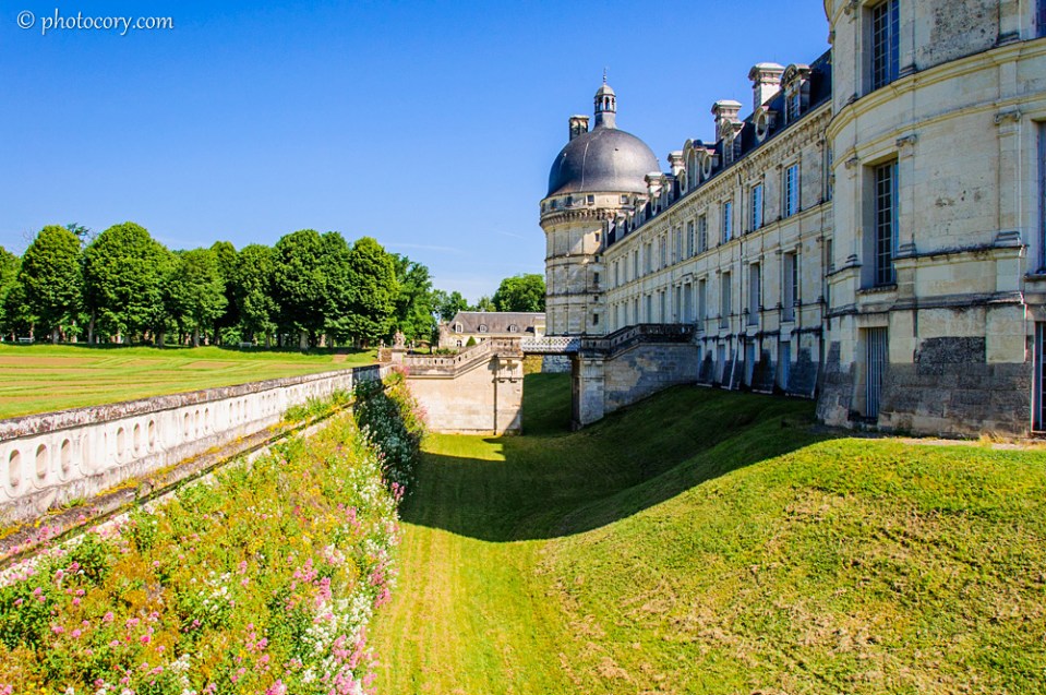 In the back of Valencay Castle