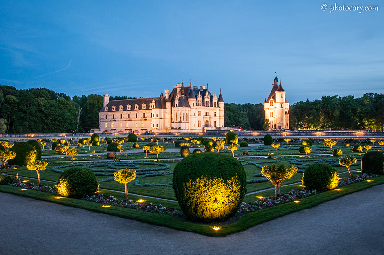 garden chenonceau castle