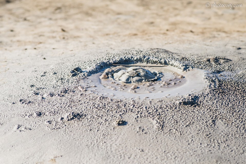 A gas muddy bubble at Paclele Mari