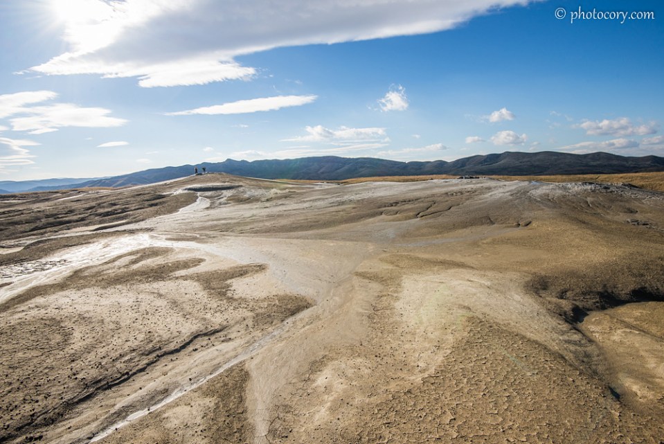 There were 2 more people there. Can you see them? they are very small on the left