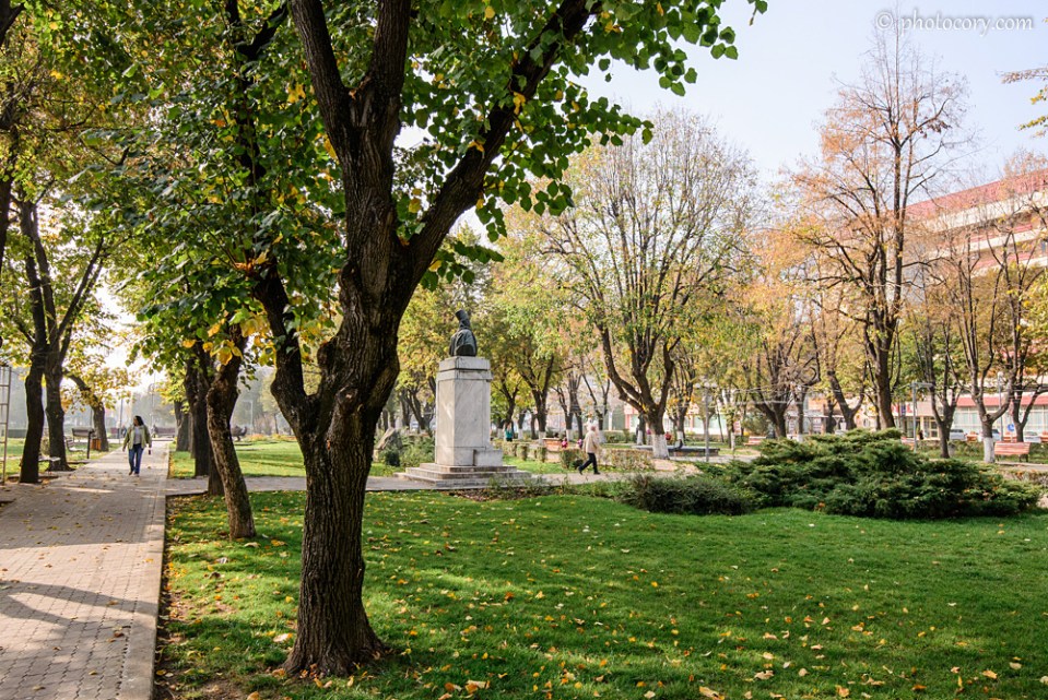 The central park in Targoviste