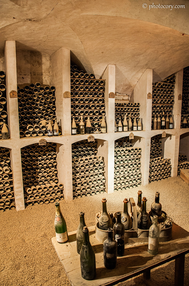 Any respectable chateau has a large wine cellar