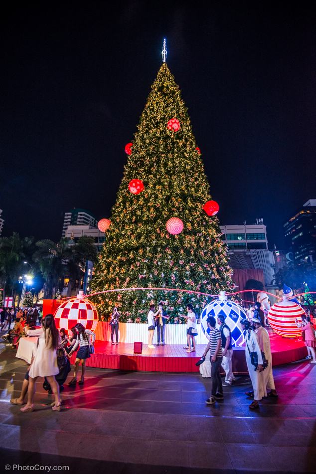 christmas tree at central world bangkok