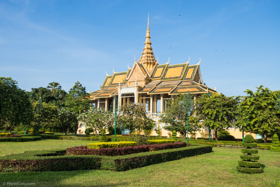 The courtyard of the Royal Palace 