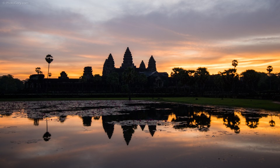 sunrise at angkor wat