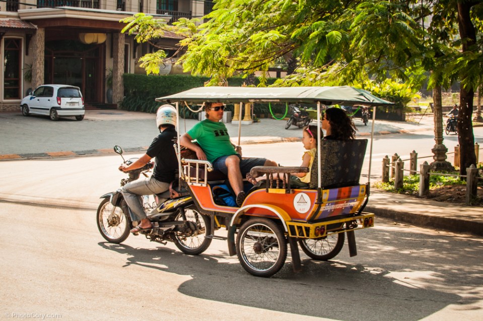 Tourists in Tuk-Tuk