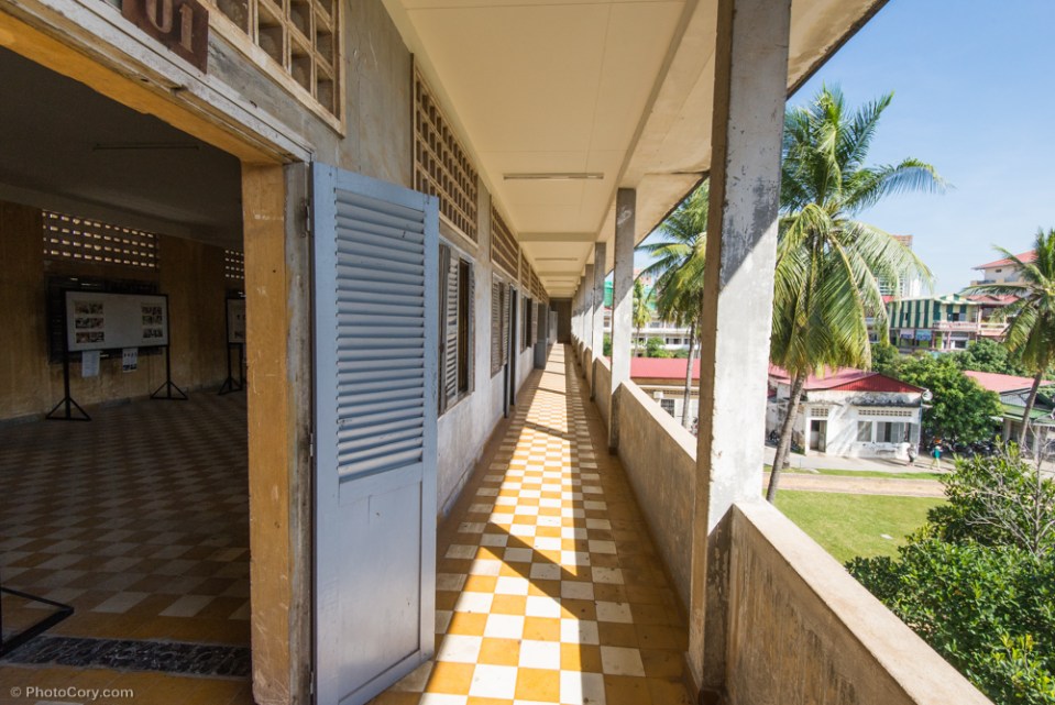 The corridor of this ex-school 