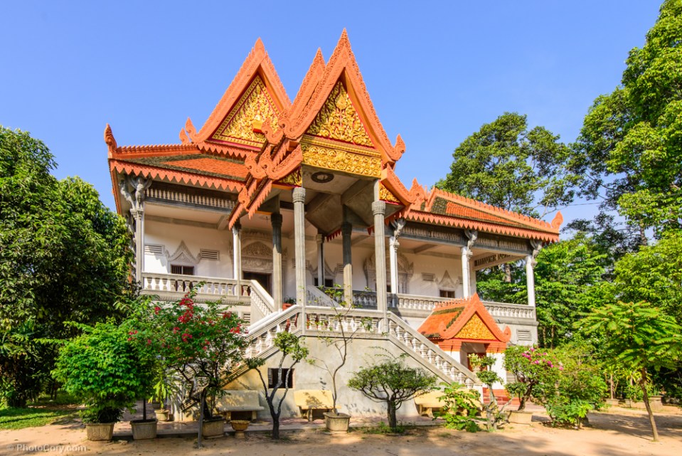 Wat Bo temple in Siem Reap / Templul (manastirea) Wat Bo in Siem Reap