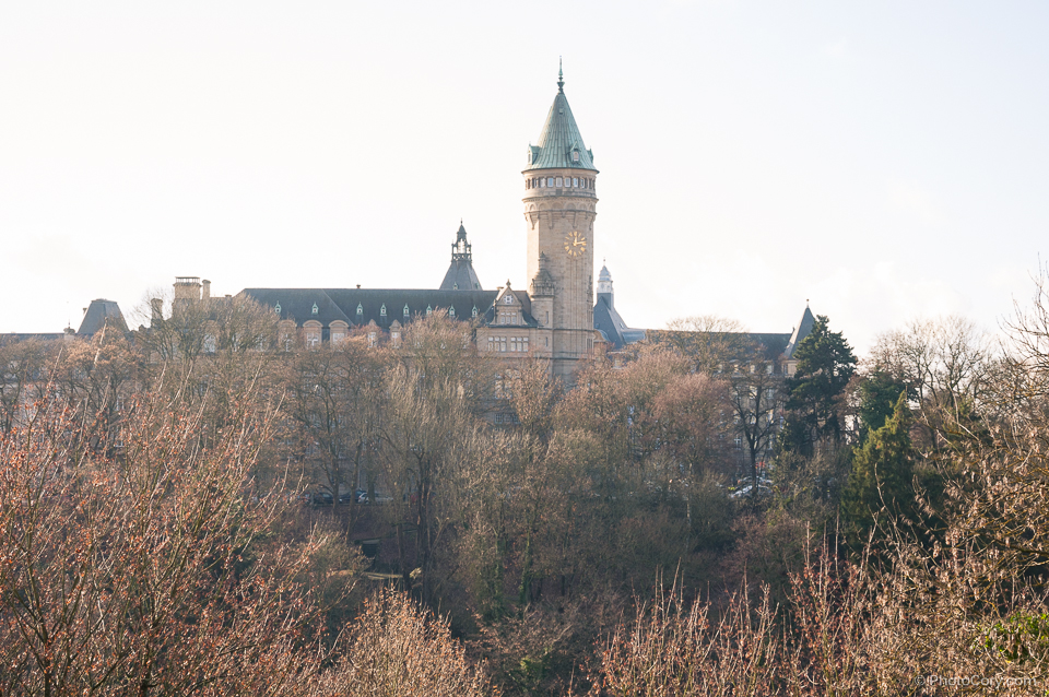 the clock tower, luxembourg