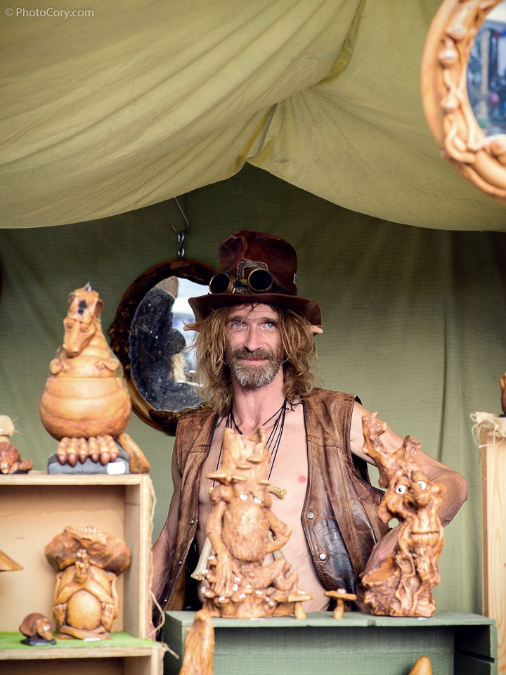 elf shop with fantastic sculptures