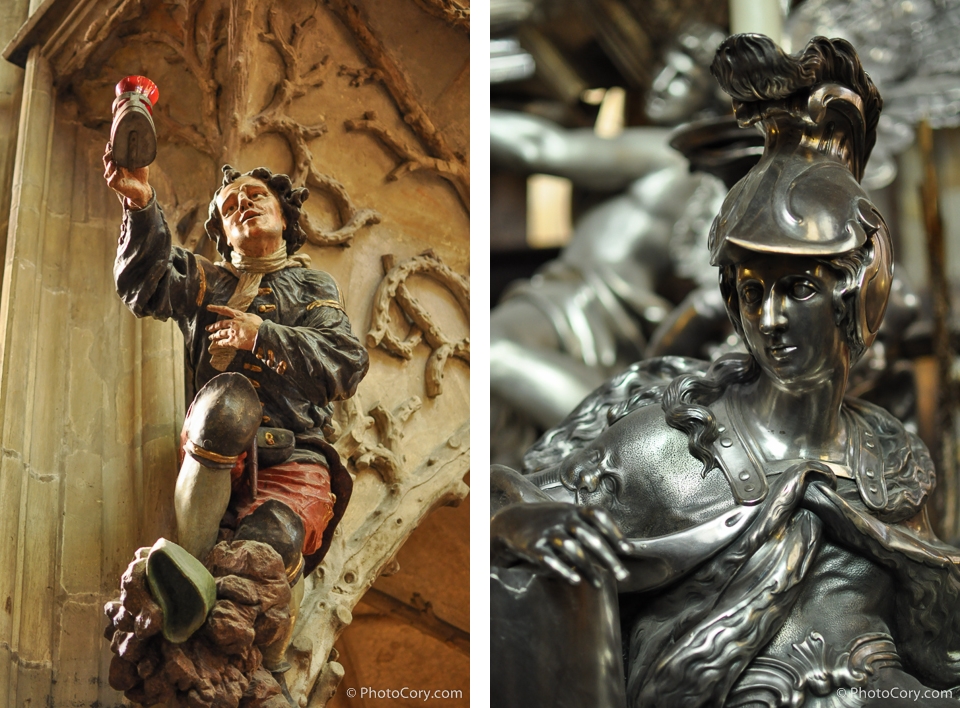 statues st vitus cathedral prague praha