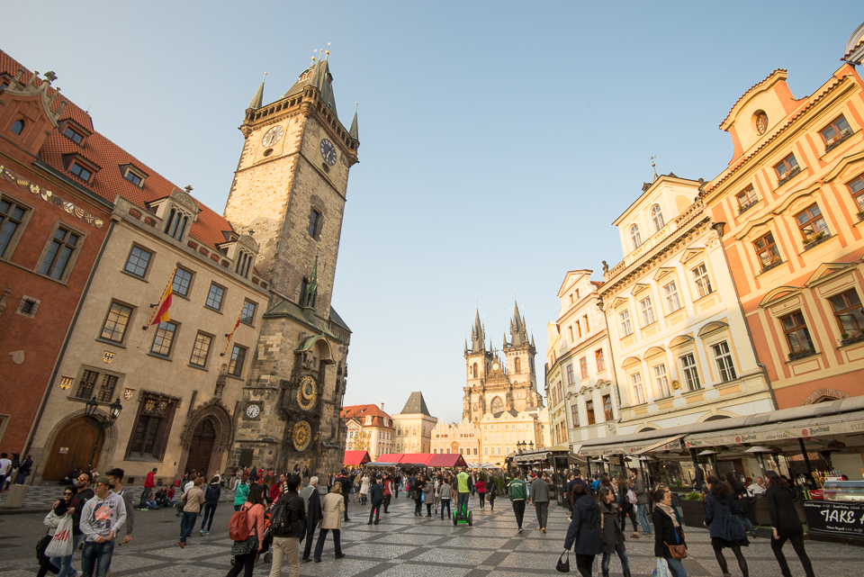 the old town of Prague