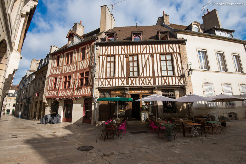 half timbered houses in dijon france