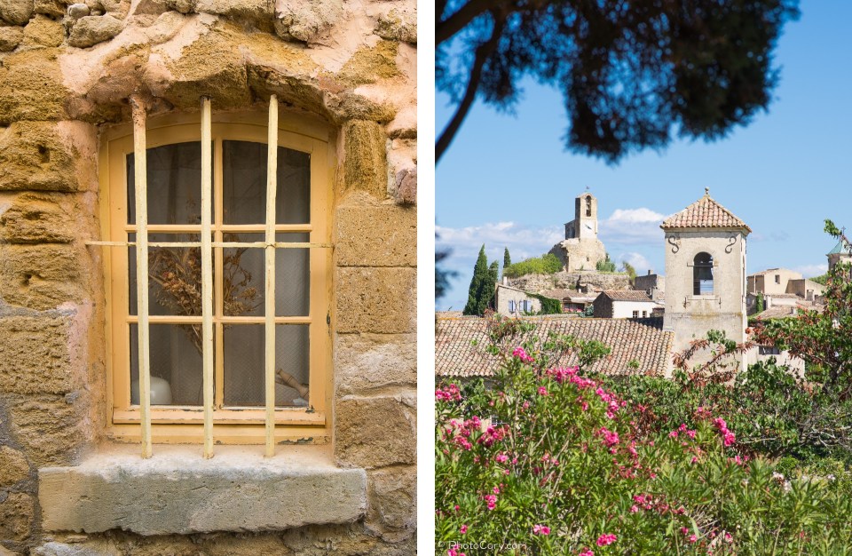 lourmarin window and belfry