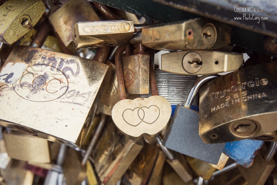 locks on paris bridge