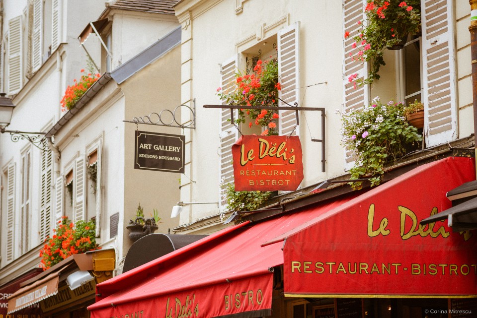 montmartre fleurs architecture