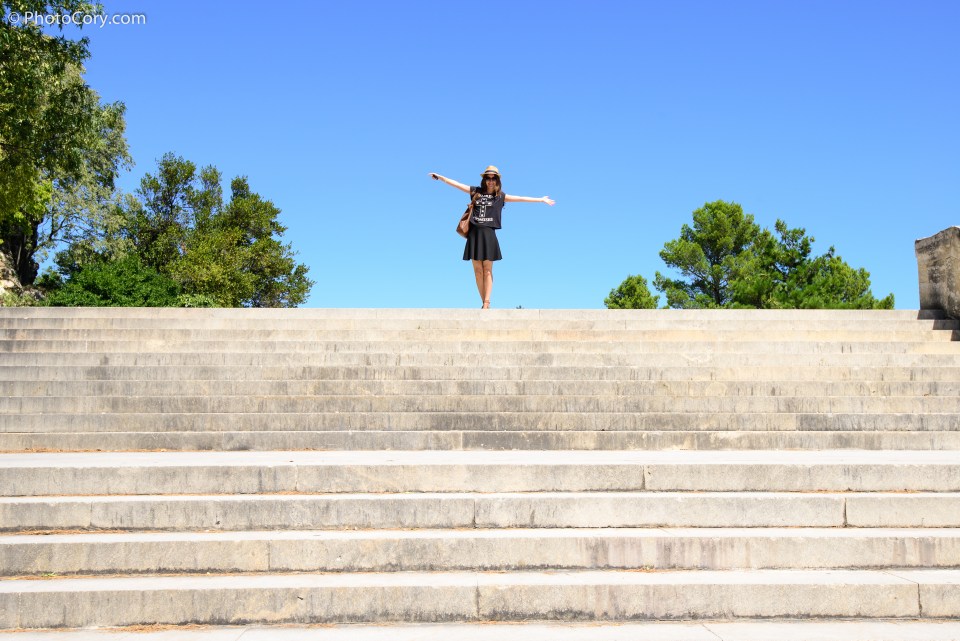 stairs in avignon france