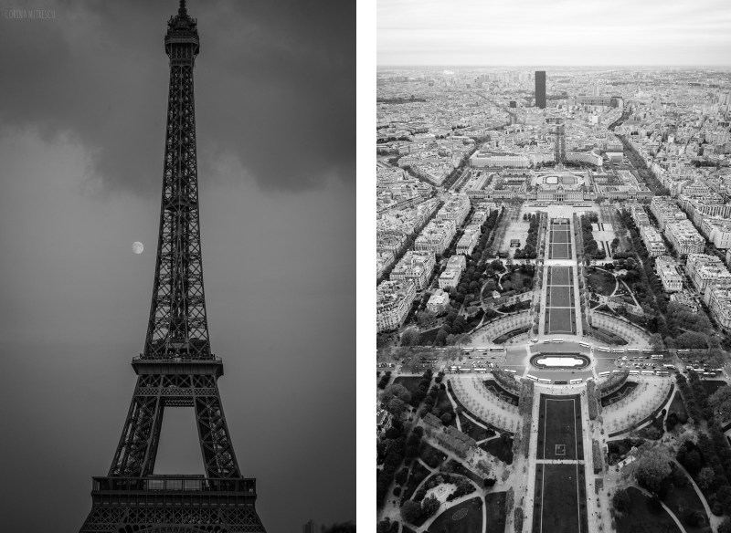 la tour eiffel, paris view from the eiffel tower