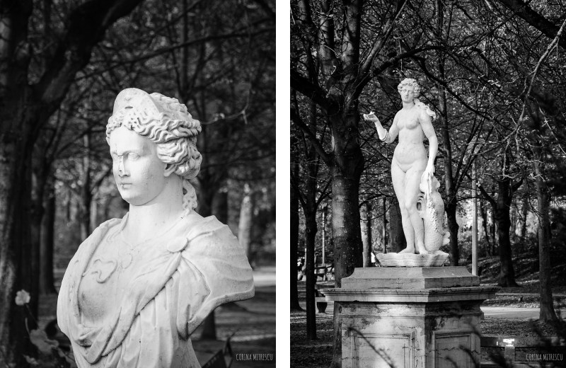 statues parc de bruxelles