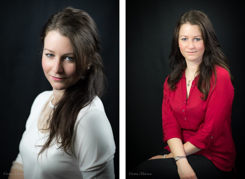 studio portrait woman