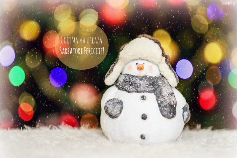 christmas card snowman
