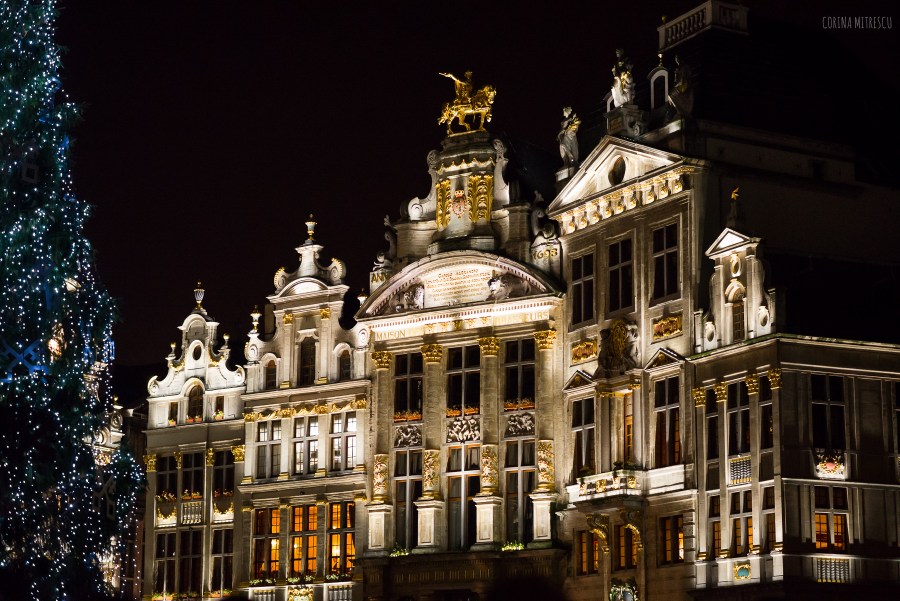 light show christmas brussels 2014