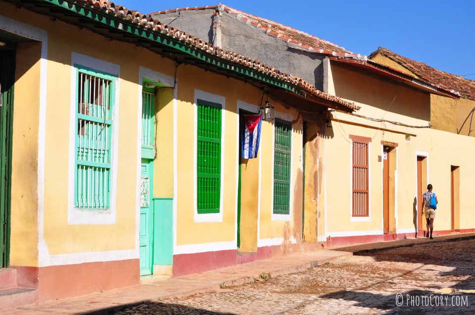 colored houses cuba trinidad