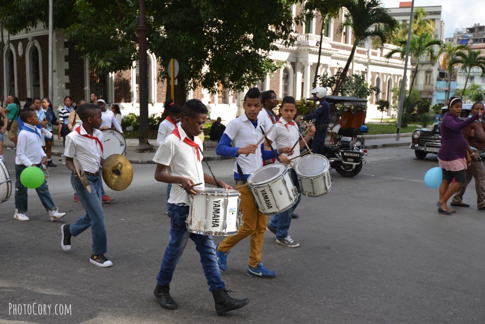drums jose marti day havana 2015