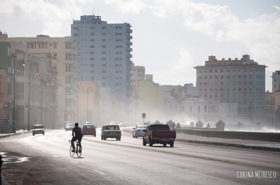 havana malecon at sunset