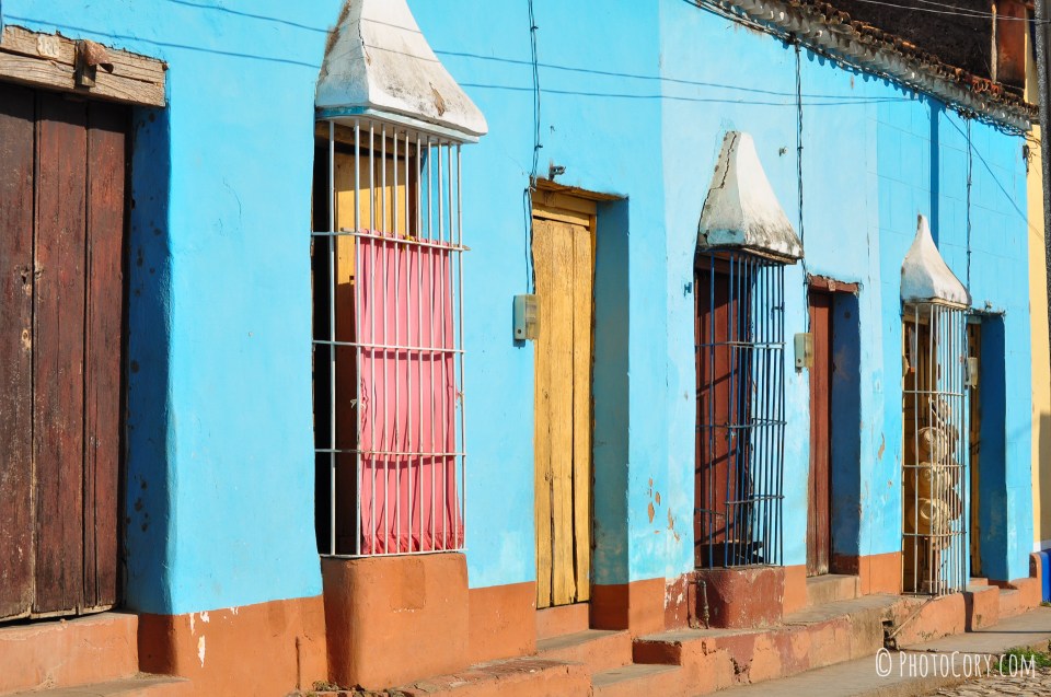 houses and windows in cuba trinidad